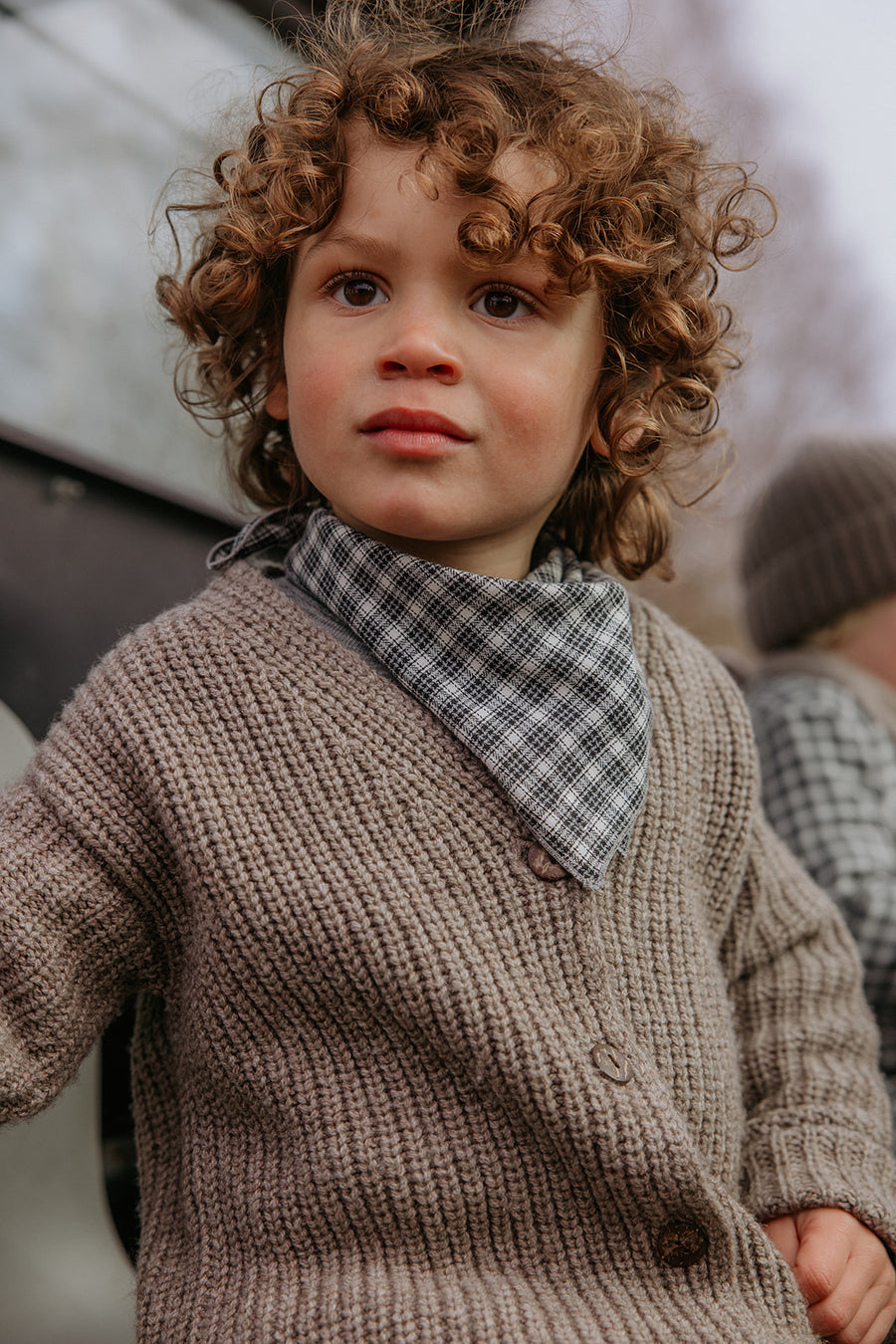 Eddie scarf winter check - lalaby.com