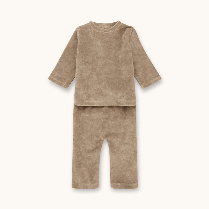 Terry baby set toffee - lalaby.com