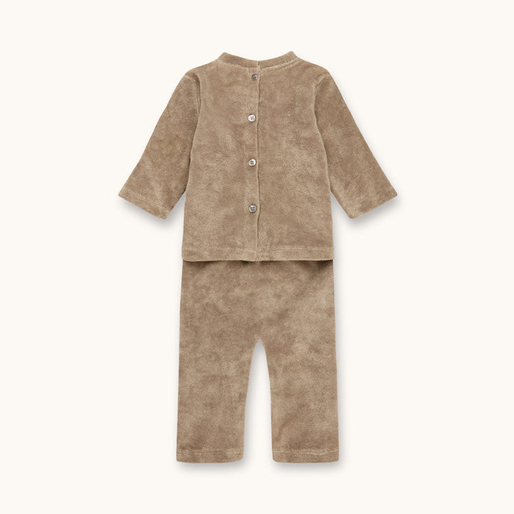 Terry baby set toffee - lalaby.com