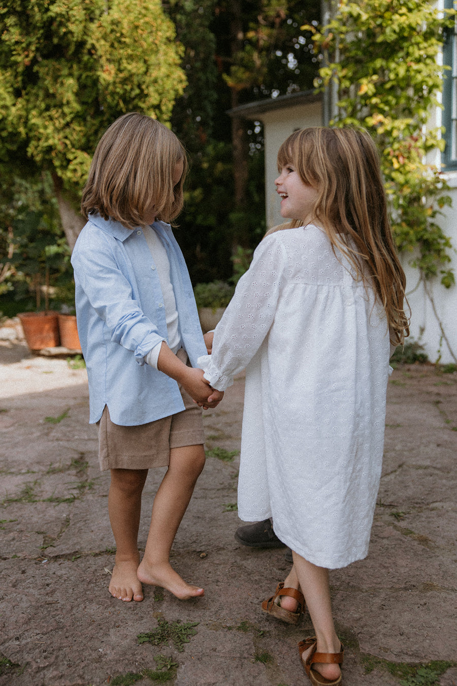 Lilou kjole børn broderie anglaise