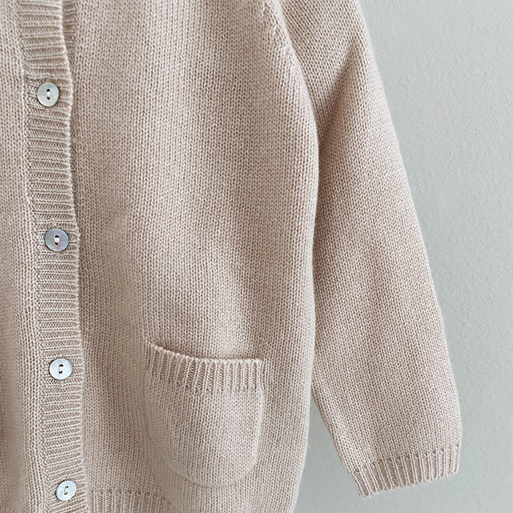 Bobbie cardigan powder kids - lalaby.com