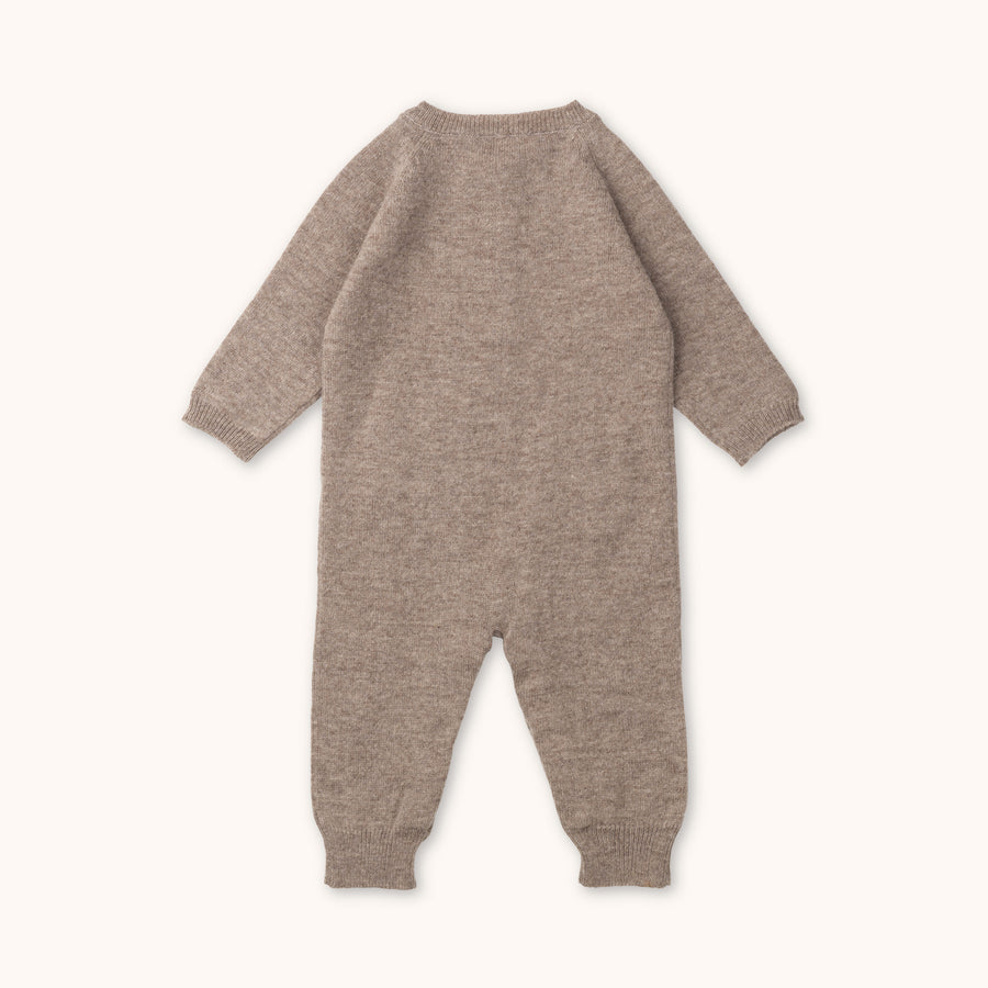 Juno cashmere jumpsuit toast - lalaby.com