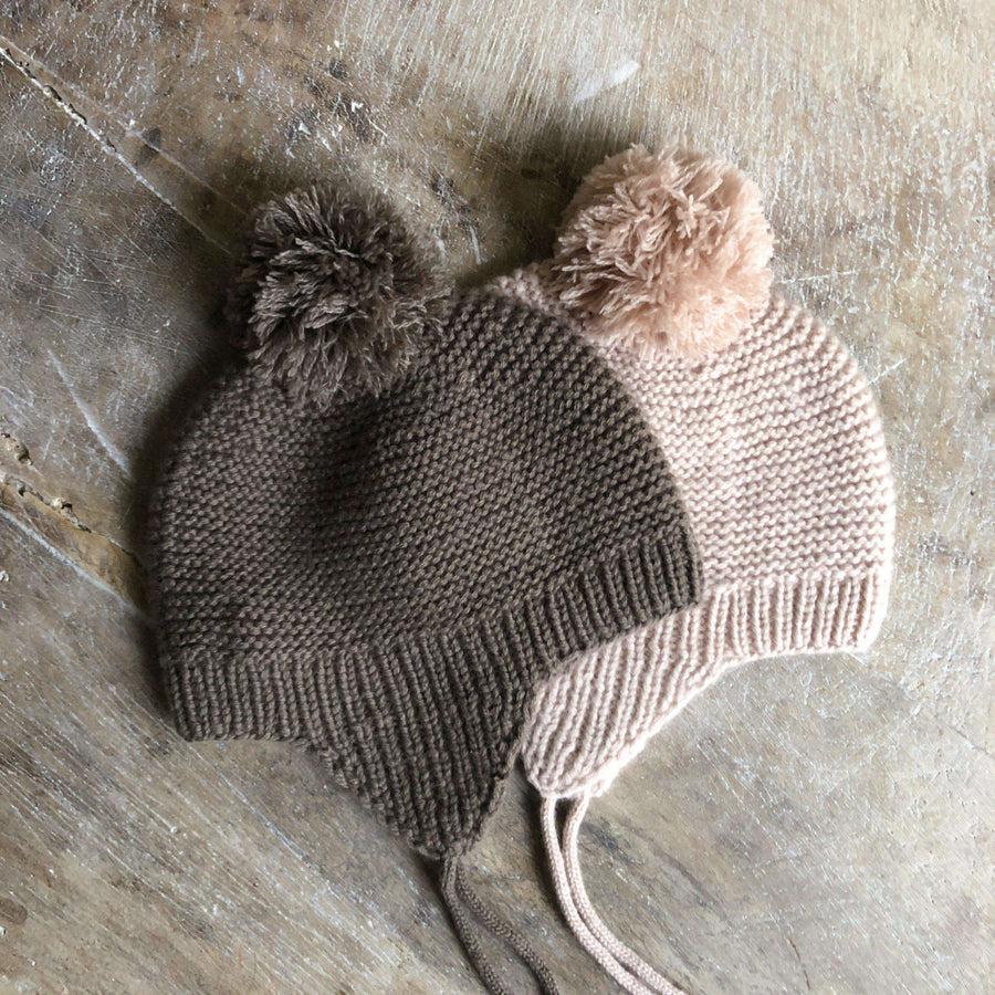 Bobo cashmere hat brown - lalaby.com