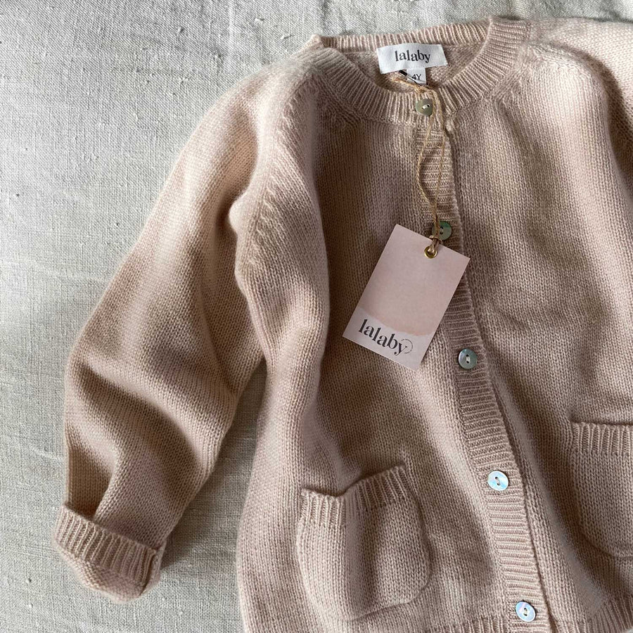 Bobbie cardigan powder kids - lalaby.com