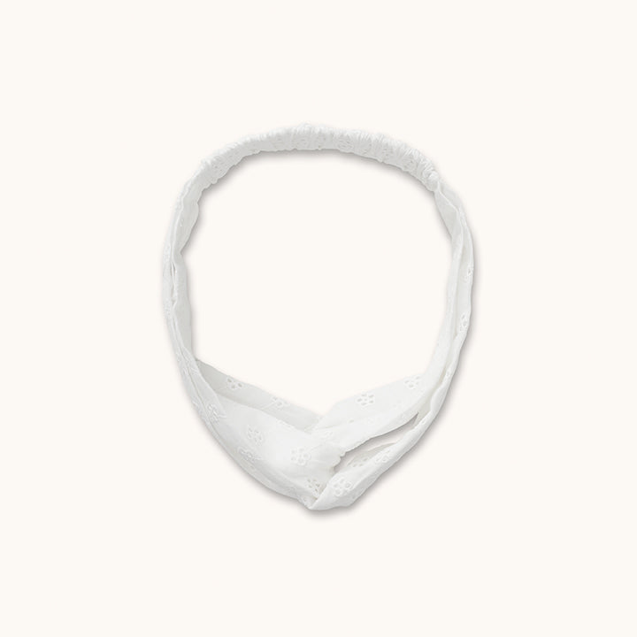Hairband broderie anglaise
