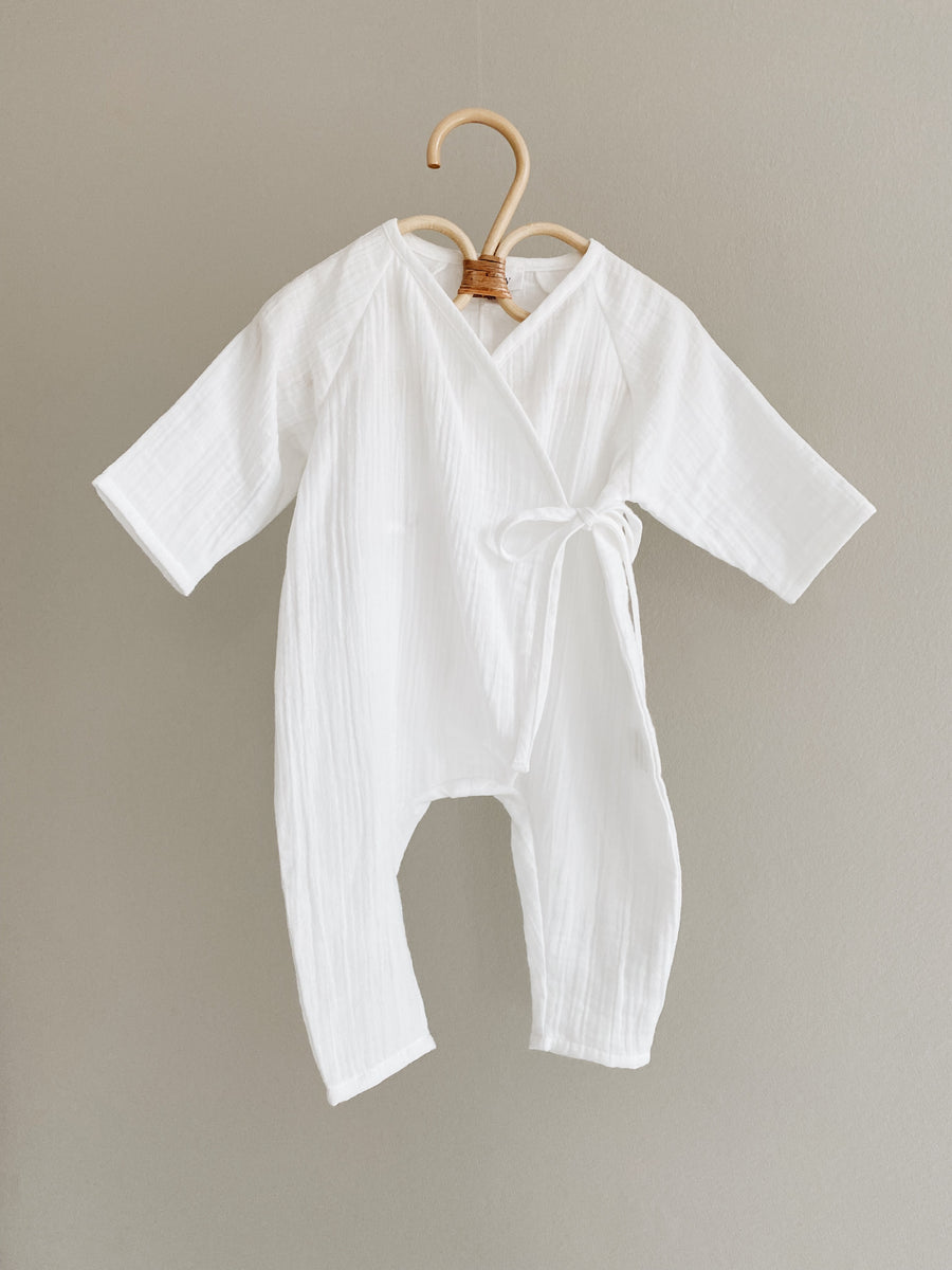 Iris onesie natural white