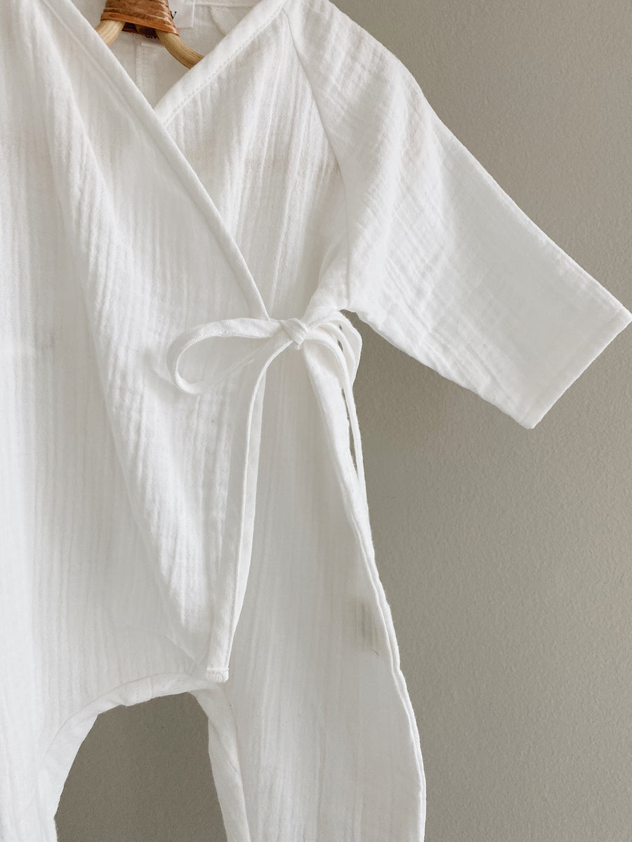 Iris onesie natural white