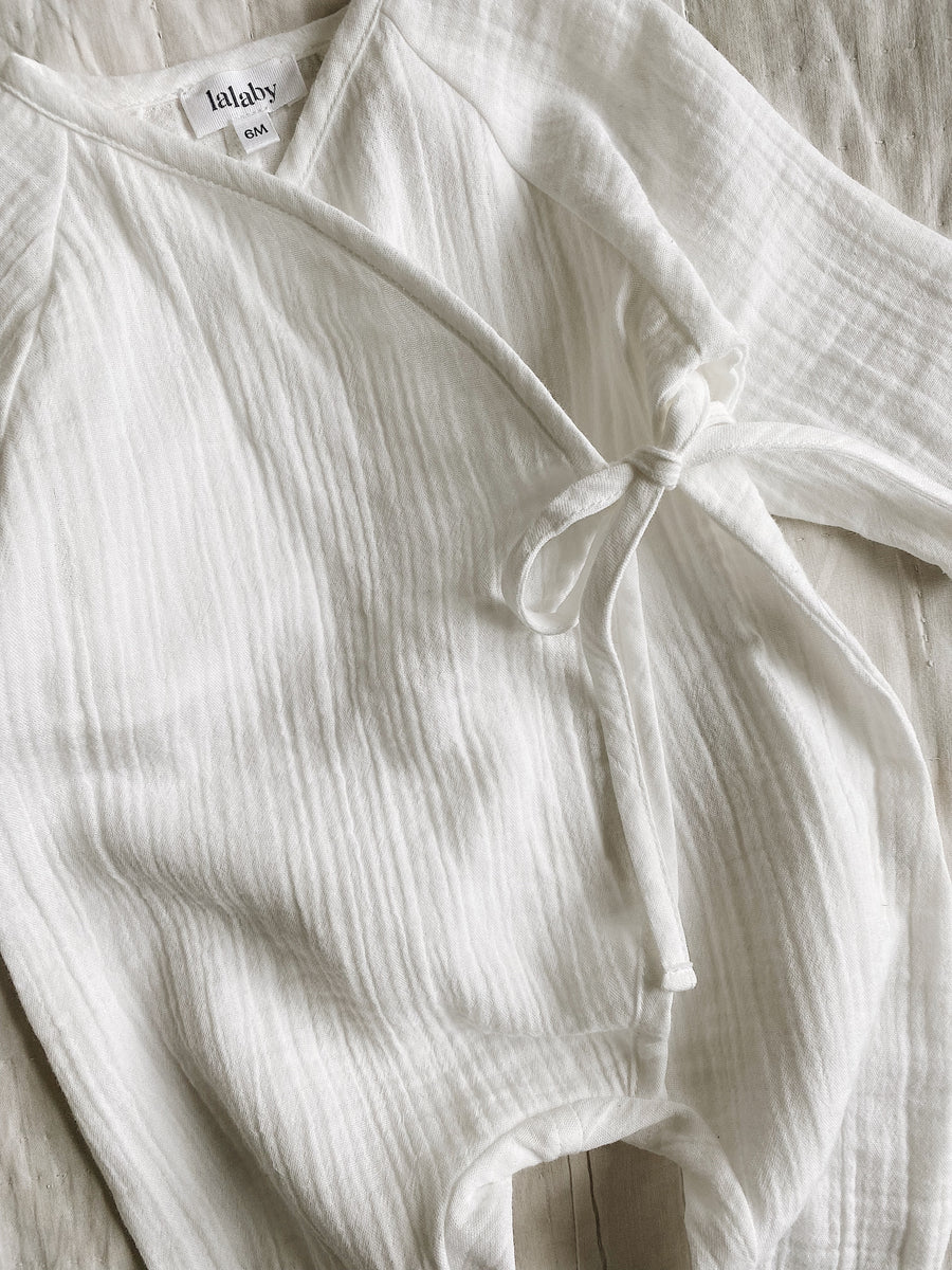 Iris onesie natural white