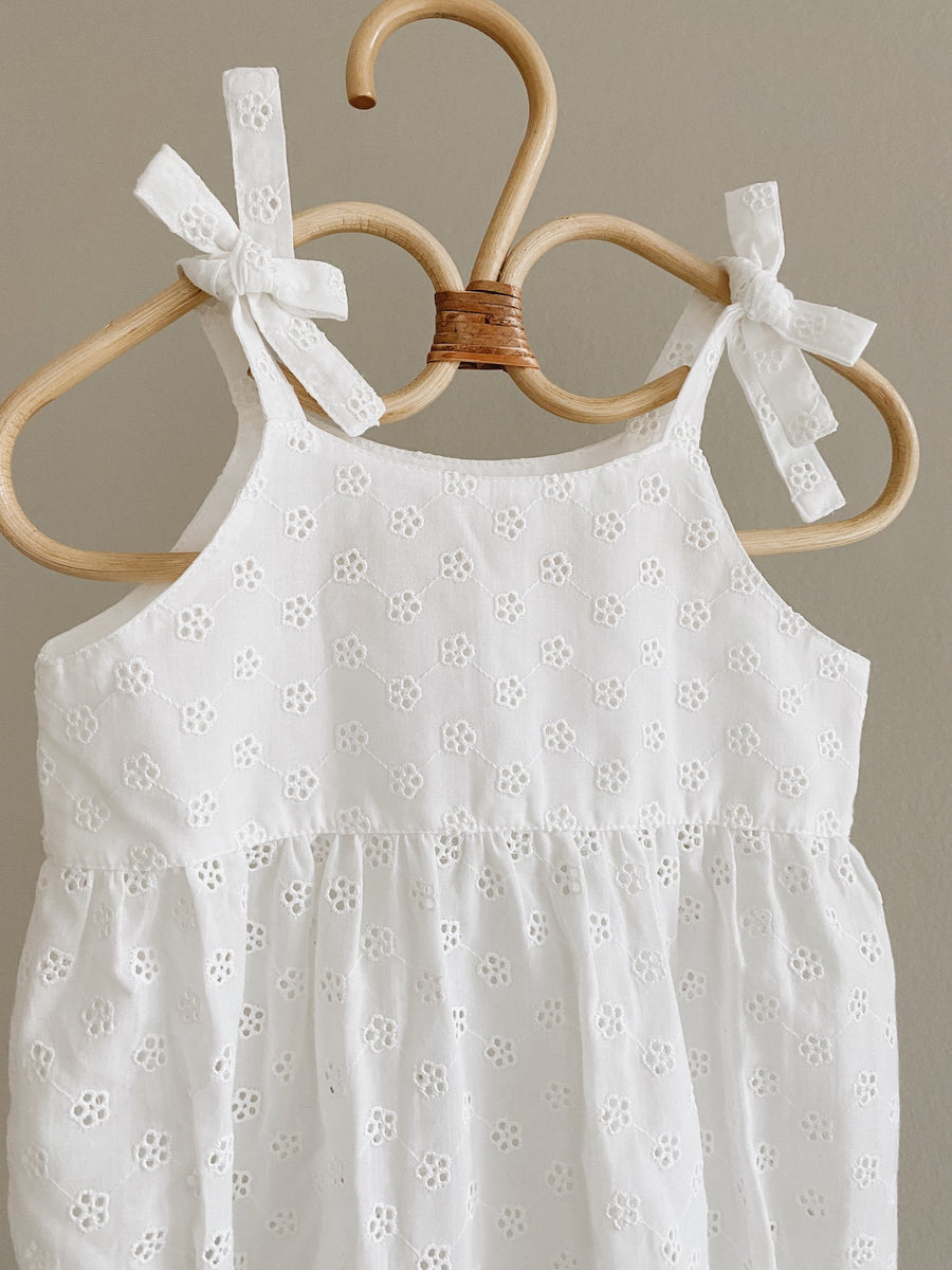 Nina romper broderi anglaise