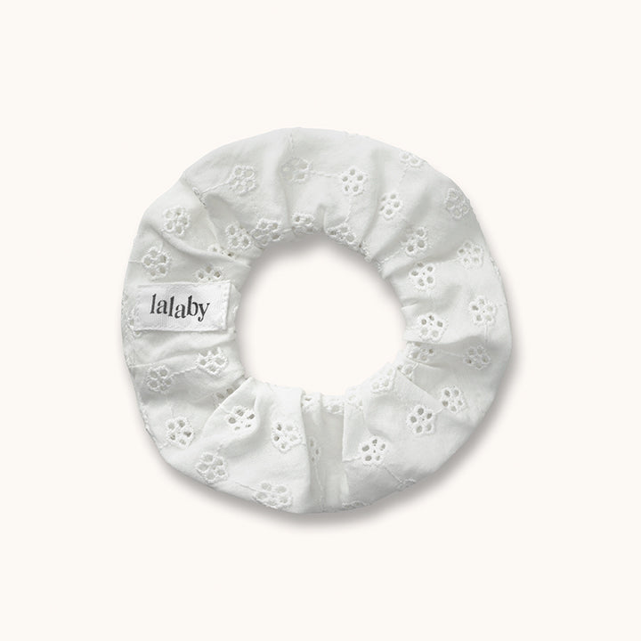 Scrunchie broderi anglaise